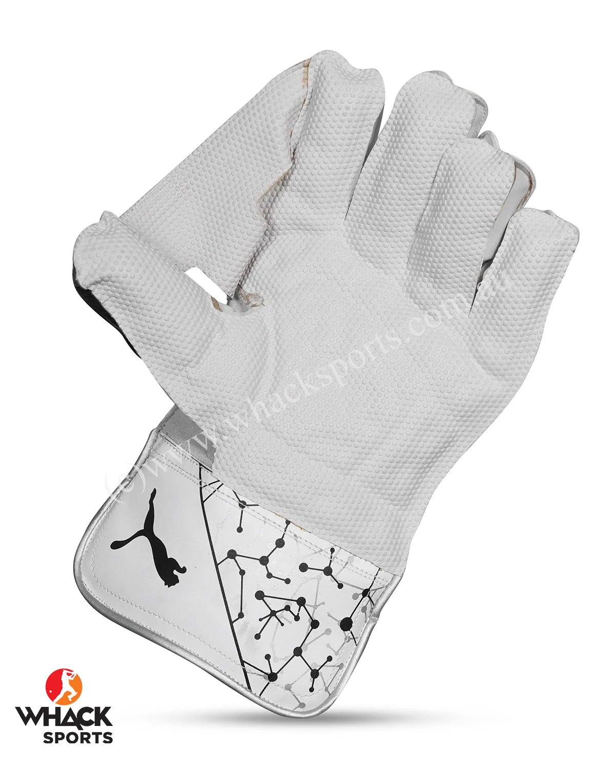 Puma Future 2 Cricket Keeping Gloves - Puma White - Small Junior