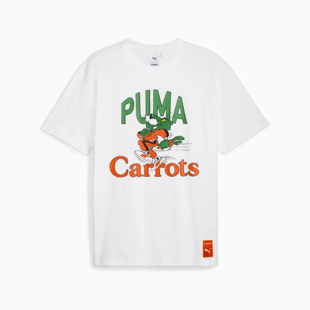 Puma Men's Carrots Graphic Tee Shirt - White