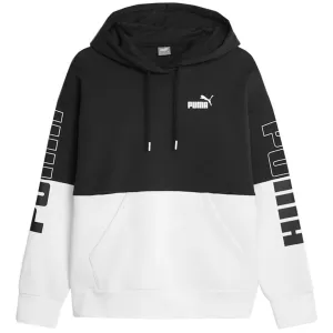 Puma Power Colorblock Hoodie Fl Black-White 676023 01