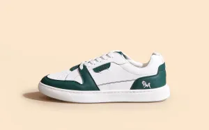 Retro Slick Sneakers : Green and White