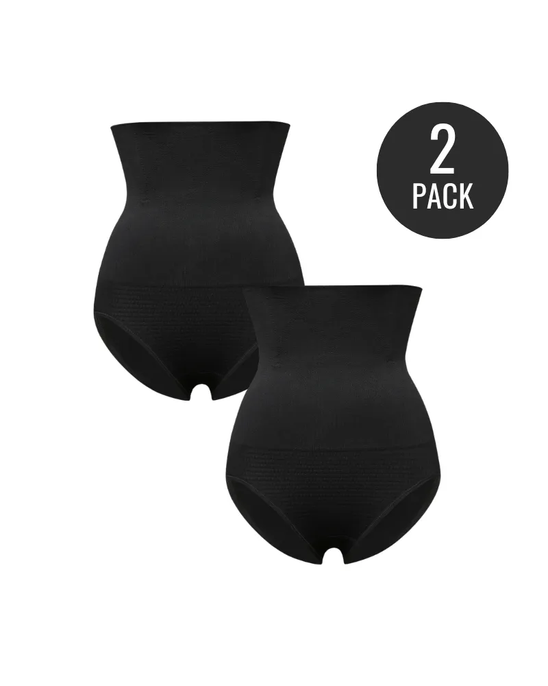 SheCurve® Firm Sculpt High Waisted All-day Lift Shapewear Briefs(2 Packs)