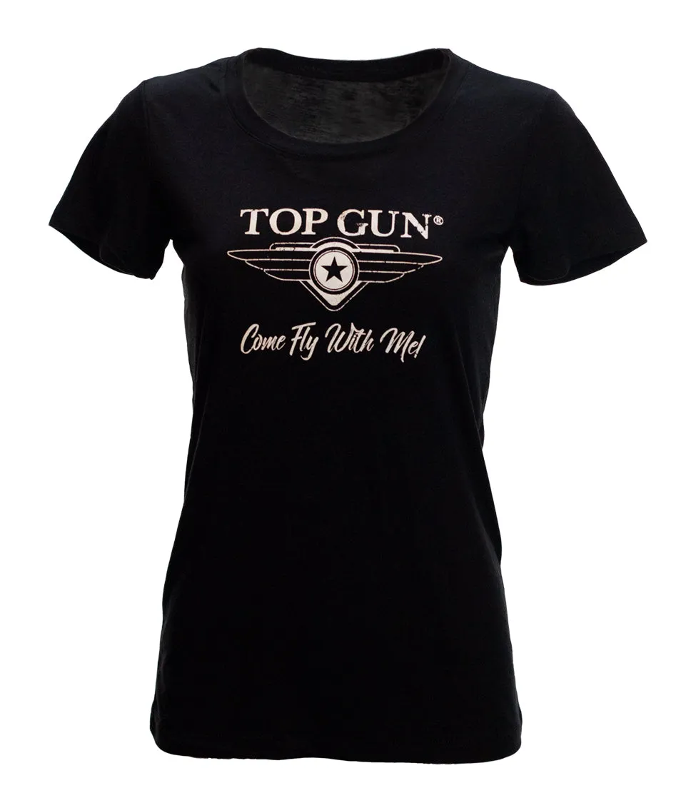 TOP GUN® "COME FLY WITH ME" ULTRA-SOFT LOGO TEE