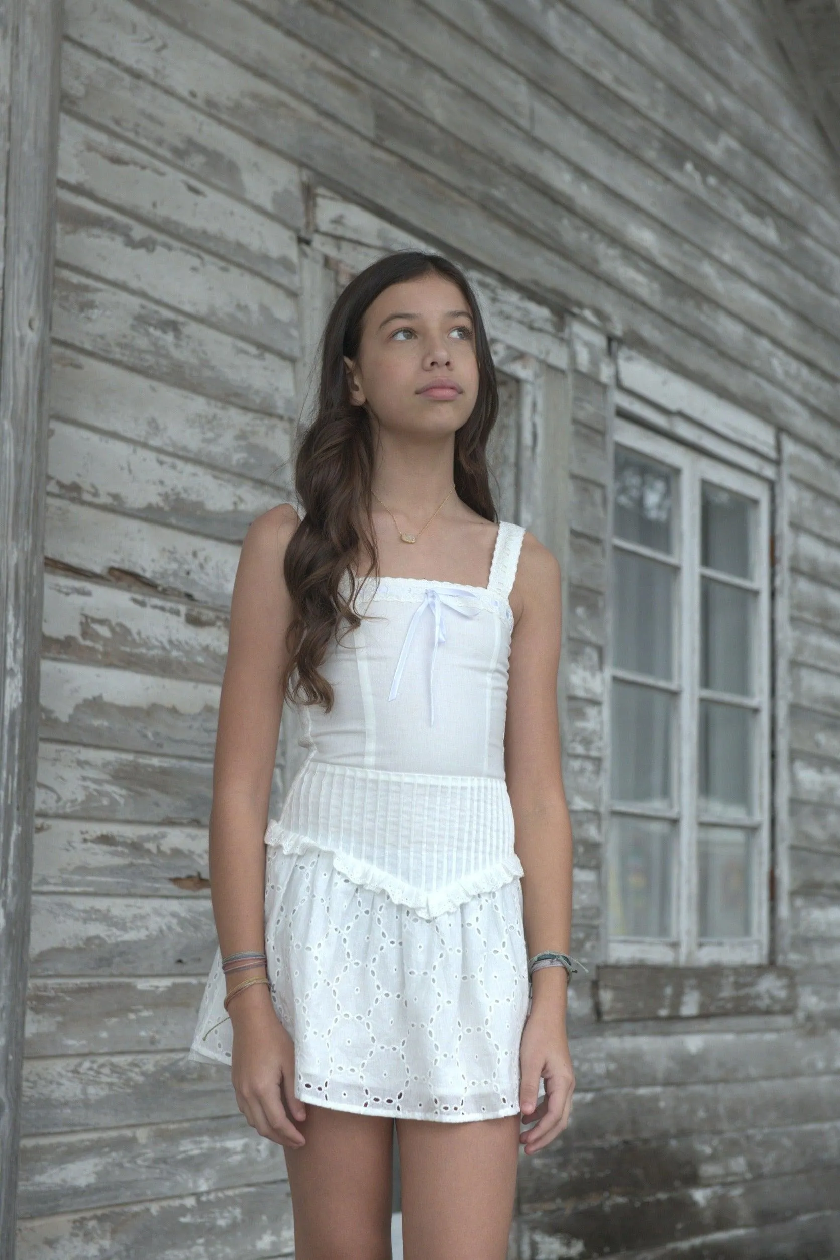 Tween Dresses | White Willow Dress | Katie J NYC