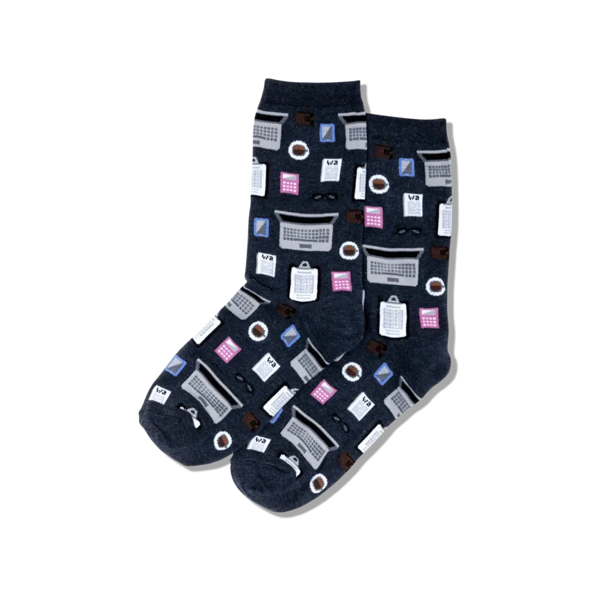 Women's Accountant Sock -Denim R