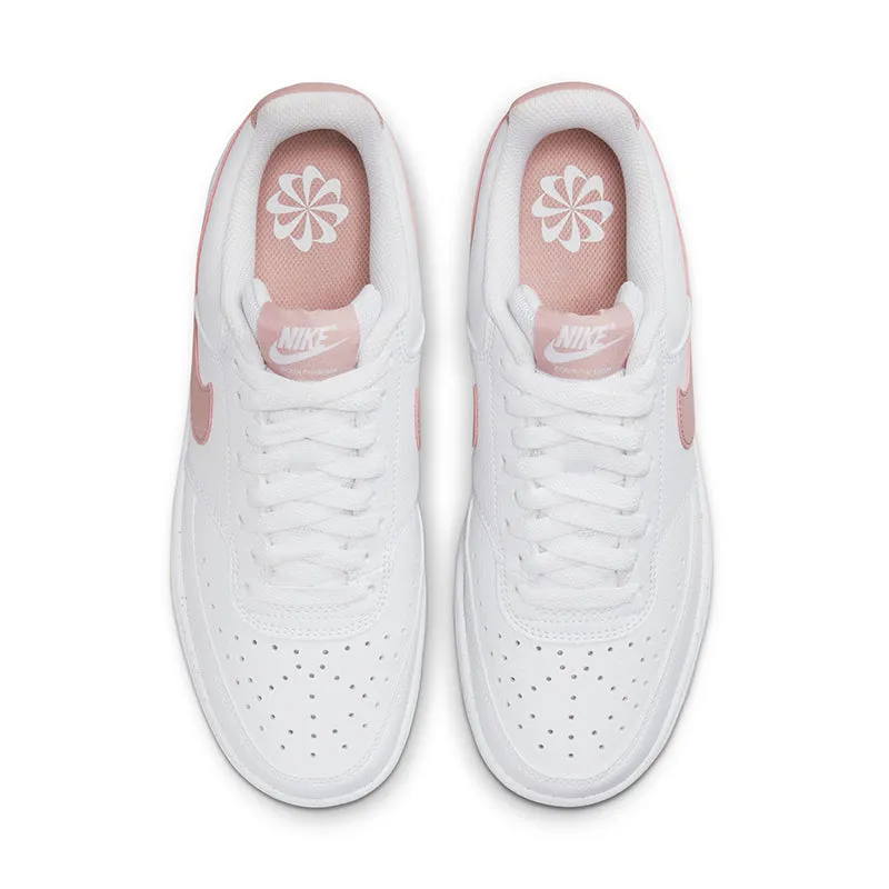 Women's Court Vision Low Next Nature White/Pink Oxford