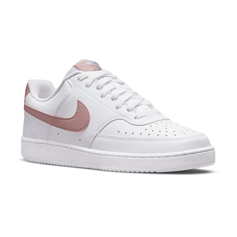 Women's Court Vision Low Next Nature White/Pink Oxford