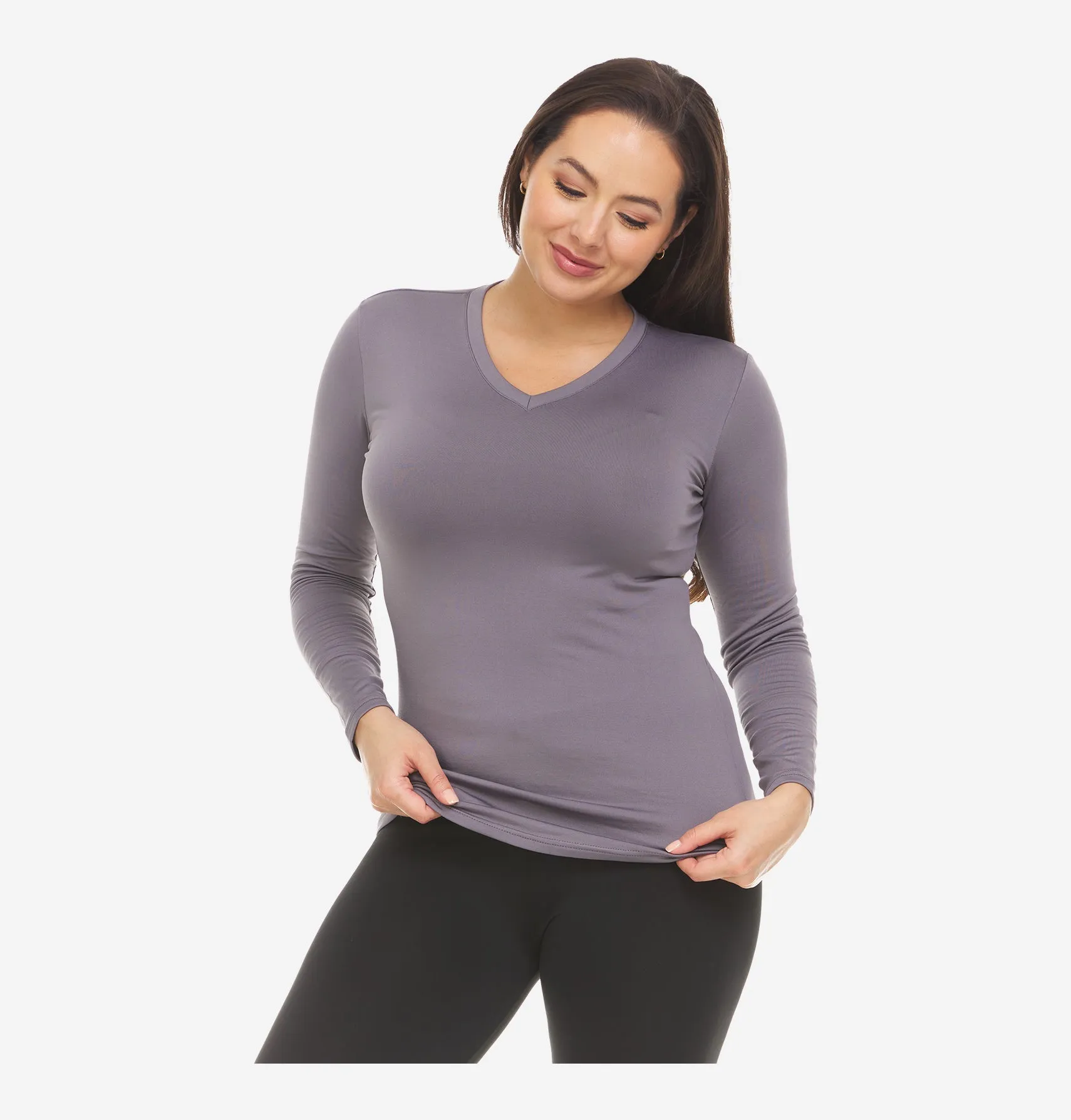 Women's V-Neck Thermal Top