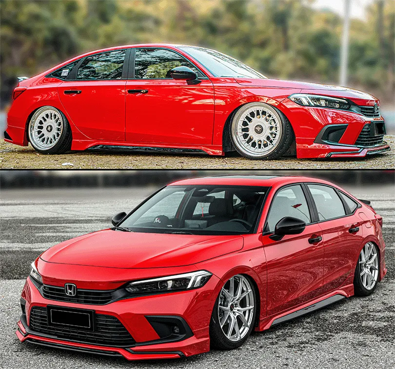 Yofer Side Skirts for 11th Gen 2022-Present Honda Civic Compatible Side Skirts