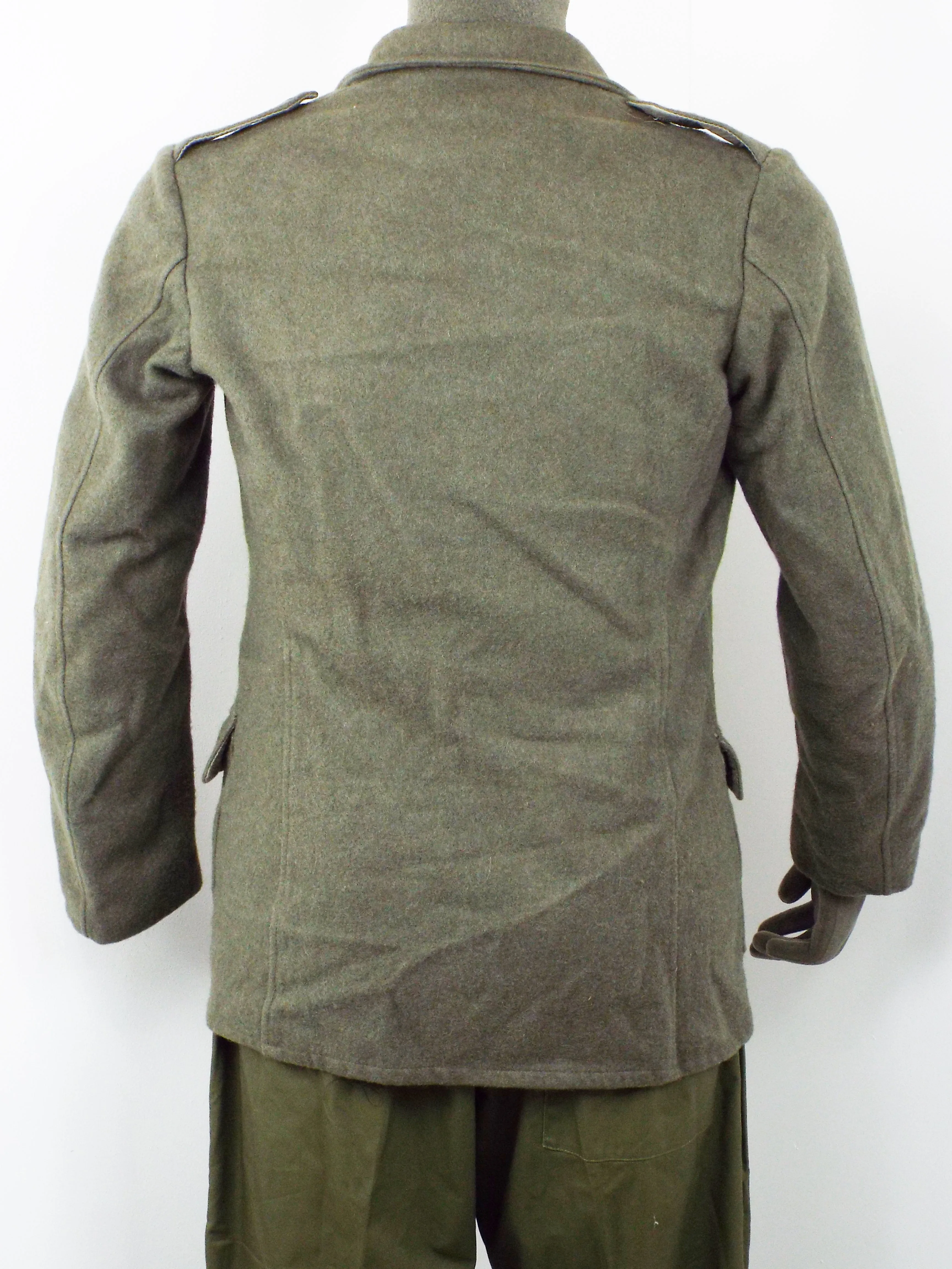 Yugoslavian Military Grey Wool Short Jacket - DISTRESSED RANGE