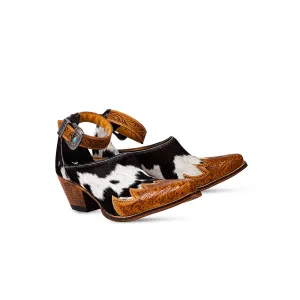 Zora Canyon Hair-On Hide Mules